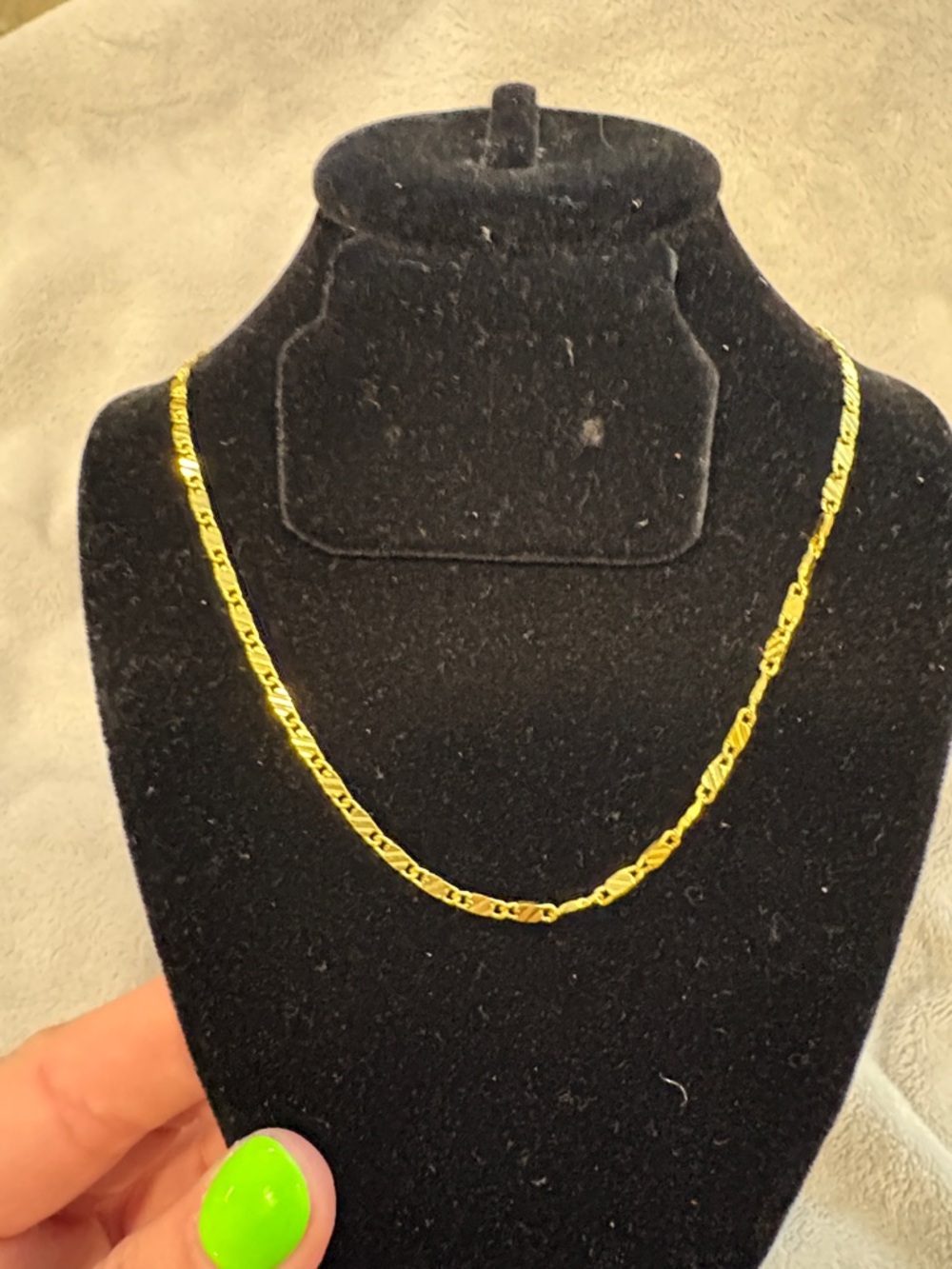 Elegant Gold Figaro Link Necklace - Women Jewelry